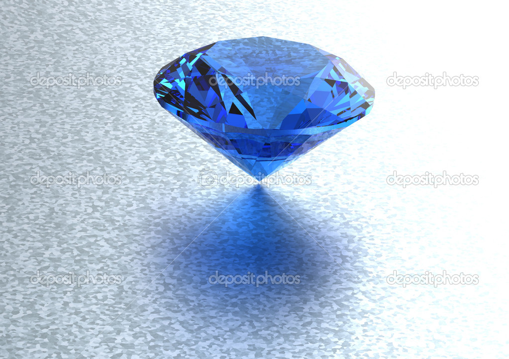 3D diamonds render