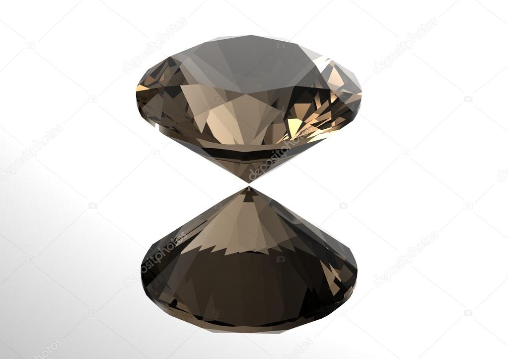 3D diamonds render