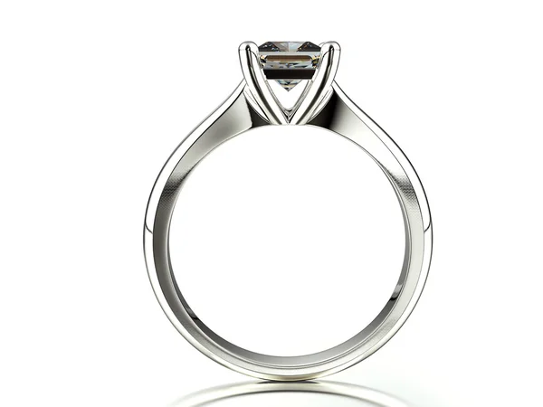 Ring met diamant — Stockfoto