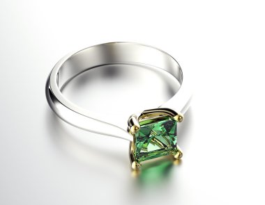 Golden Engagement Ring