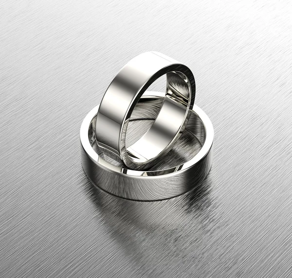 Moissanite veya elmas nişan yüzüğü. — Stok fotoğraf