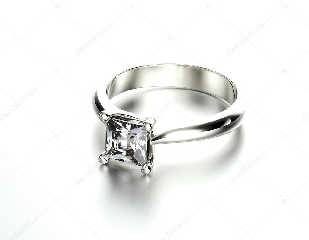 Ring with diamond