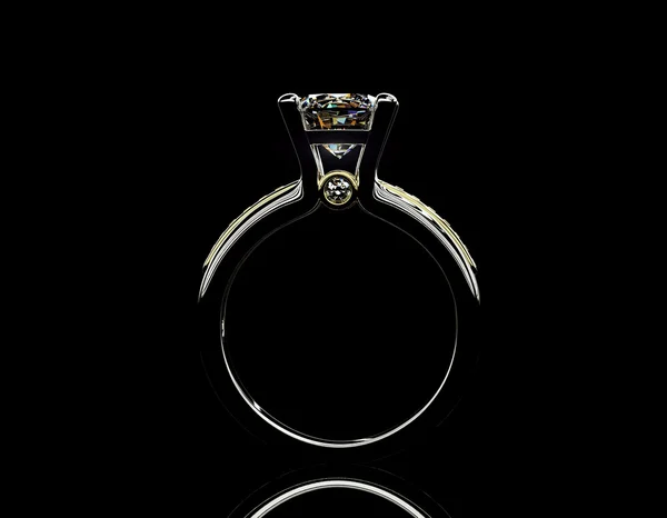 Prsten s diamantem — Stock fotografie