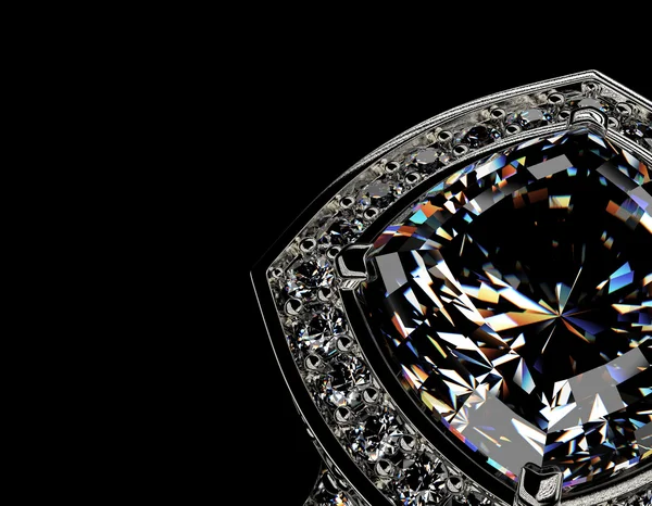 Ring with diamond — Stock Photo, Image