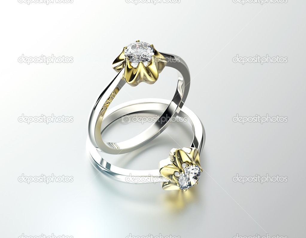 Rings with diamond