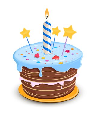 Birthday cake clipart