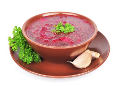 Rus çanak - bir borsch