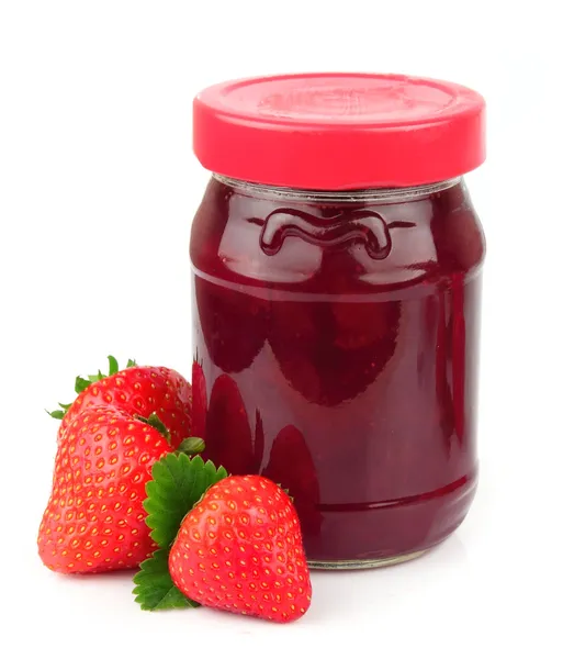 Marmellata di fragole — Foto Stock