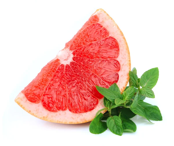 Grapefruit with mint — Stock Photo, Image