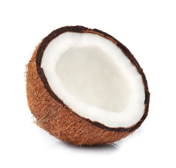 Half of coconut closeup — Stockfoto