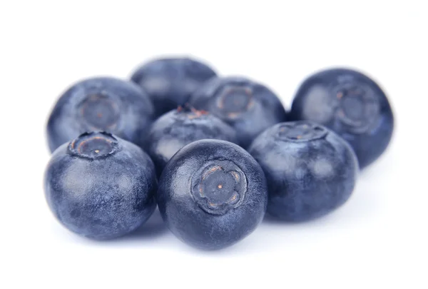 Blueberries with leaves — Stock Photo, Image