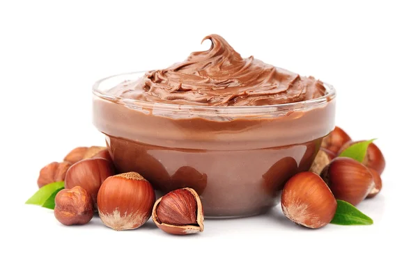 Hazelnut cream — Stock Photo, Image