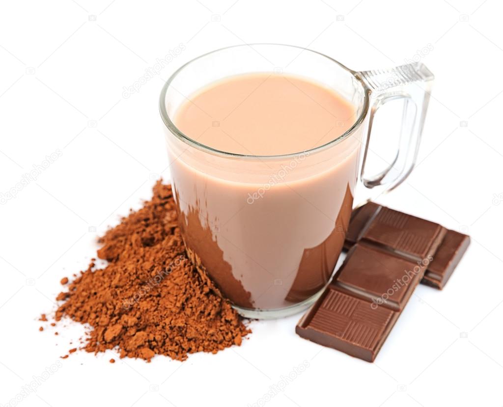 Cocoa drink .