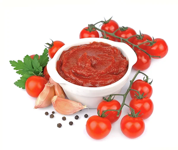 Tomatoes paste — Stock Photo, Image