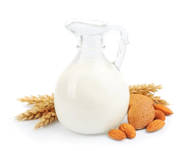 Lait d'amande aux amandes — Photo