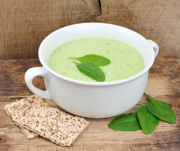 Soupe à la crème de légumes — Photo