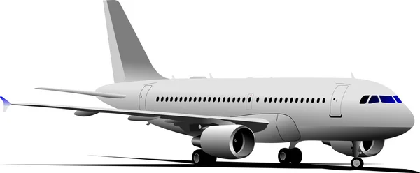Flugzeug. Vektorillustration — Stockvektor
