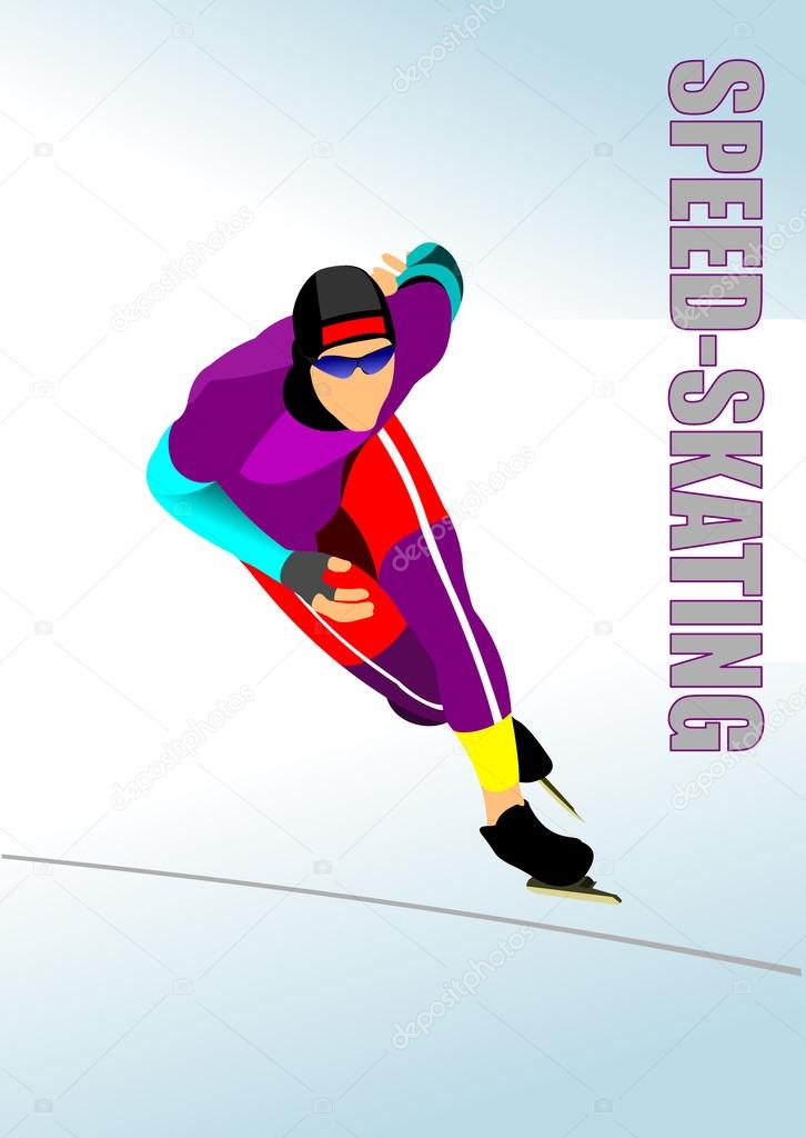 Speed skating.
