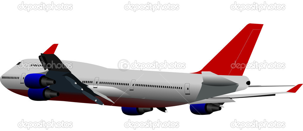 Plane vector illustration