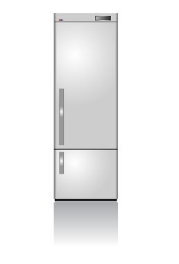 bir kapı refrigirator