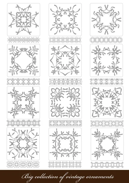 Collection of Ornaments — Stock Vector