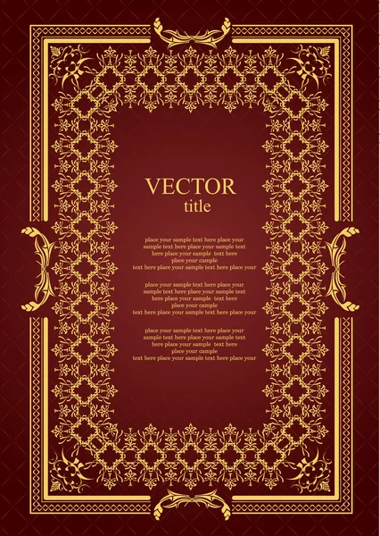 Frame with ornaments Vector Graphics