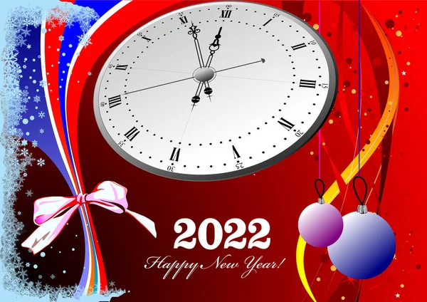 Vector Ilustración 2022 Año — Vector de stock