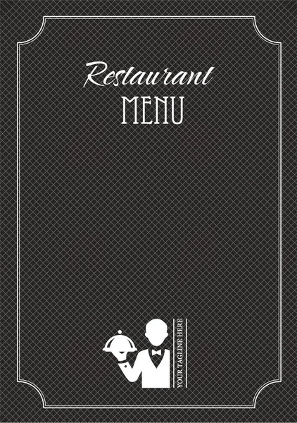 Menu Restaurant Café Illustration Vectorielle Colorée — Image vectorielle