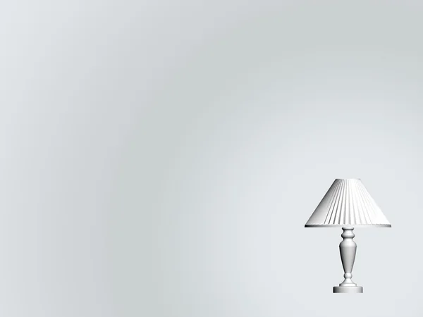 Background - a desk lamp white — Stock Photo, Image