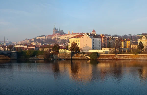 Widok na Pragę — Zdjęcie stockowe