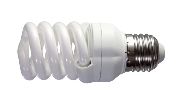Fluorescerende lamp. geïsoleerd op wit — Stockfoto