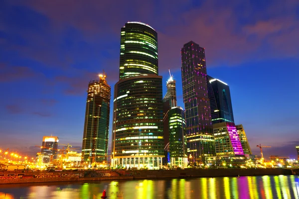 Skyscrapers of Moscow city business center — Stock Photo, Image