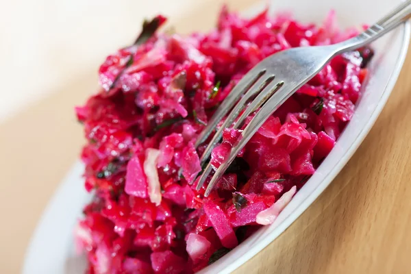 Plantaardige salade met bieten — Stockfoto