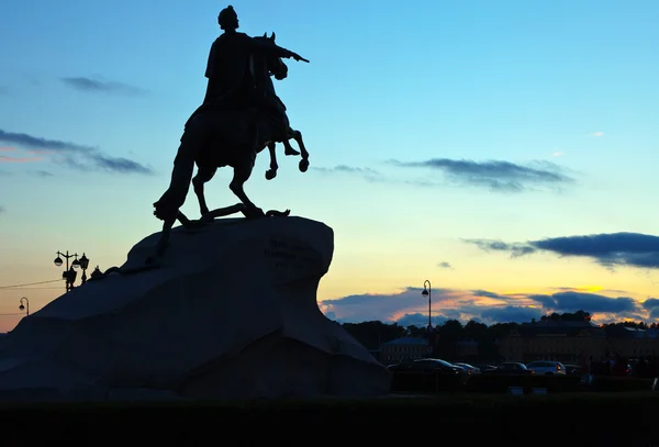 Monument of Peter the First — Stock Photo, Image