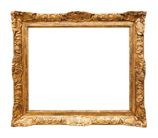 Quadro de espelho dourado de luxo — Fotografia de Stock