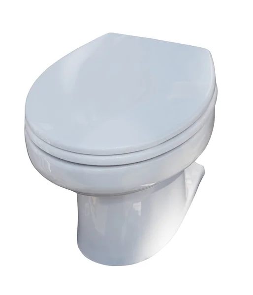 Weiße Toilettenschüssel — Stockfoto