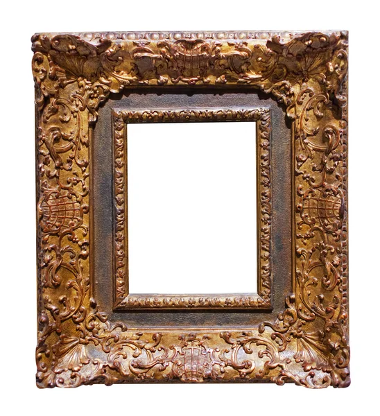 Verguld afbeeldingsframe — Stockfoto