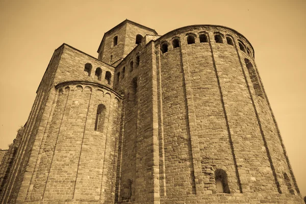 Retro photo of old  castle — Stock Photo, Image