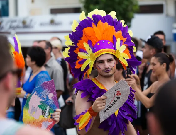 Gay pride parade in Sitges — Stock Photo, Image