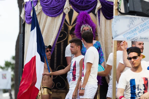 Gay pride parade in Sitges — Stock Photo, Image