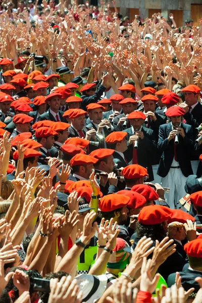 Begining of San Fermin feast — Stock Photo, Image