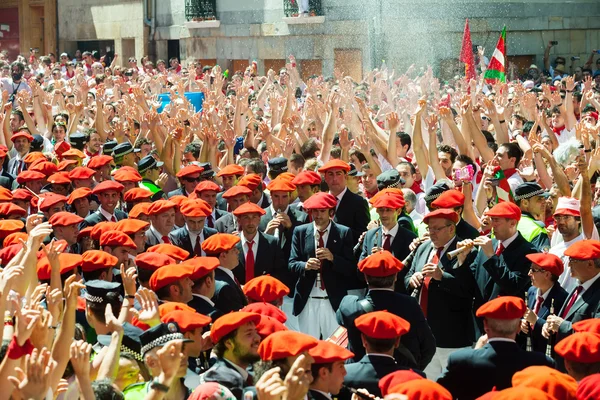 Inicio de la fiesta de San Fermín — Foto de Stock