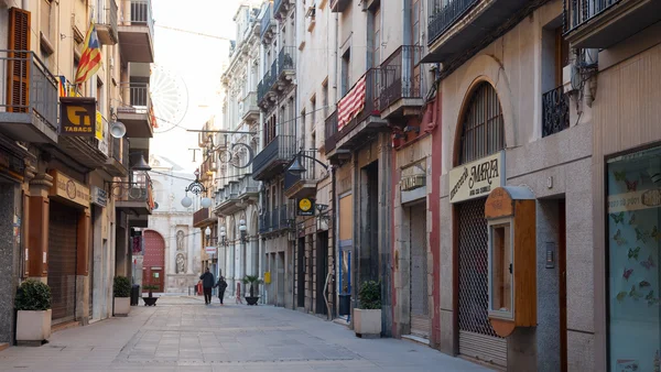 Valls Town street — Stock Photo, Image