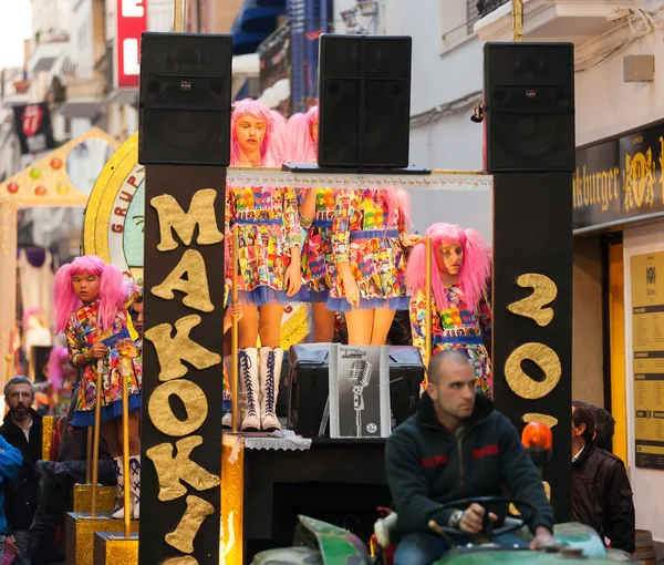 Procesión de entierro Carnestoltes — Foto de Stock