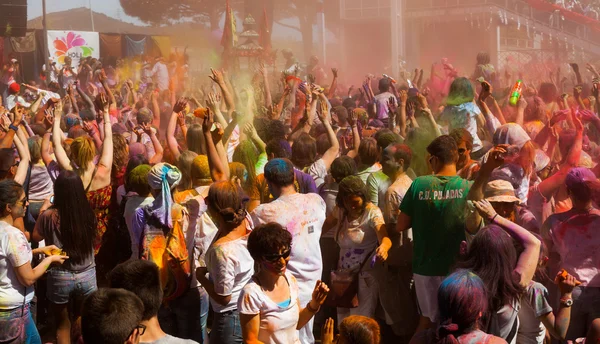 Holi Festiwal barcelona — Zdjęcie stockowe