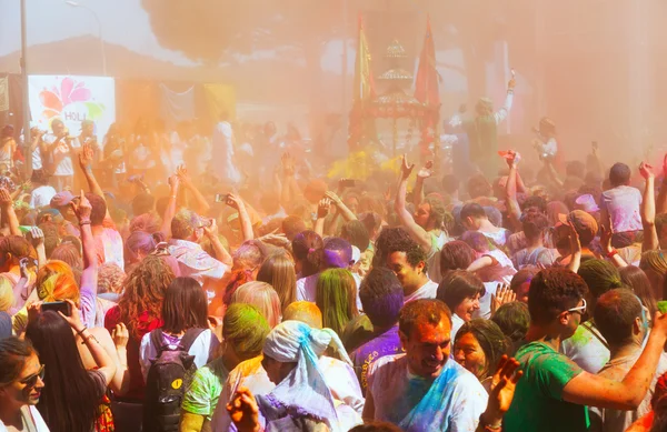 Festival Holi Barcelona — Fotografia de Stock