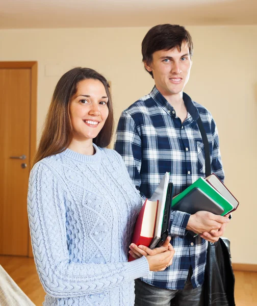 Portrait of happy students — Stock Photo, Image