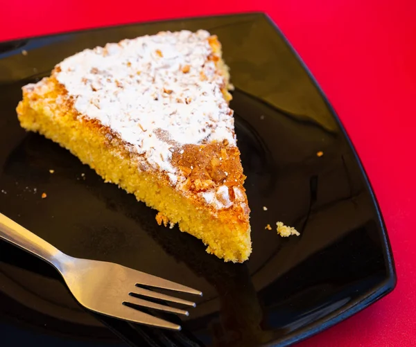 Ciasto migdałowe Tarta de Santiago — Zdjęcie stockowe