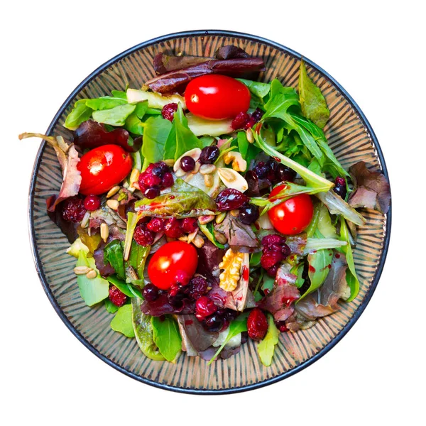 健康蔬菜和浆果沙拉 — 图库照片