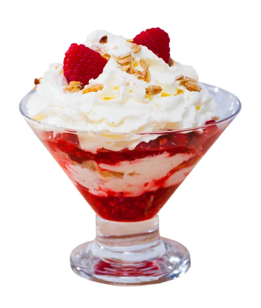 ของหวานสกอตแลนด์แบบดั้งเดิม Cranachan — ภาพถ่ายสต็อก